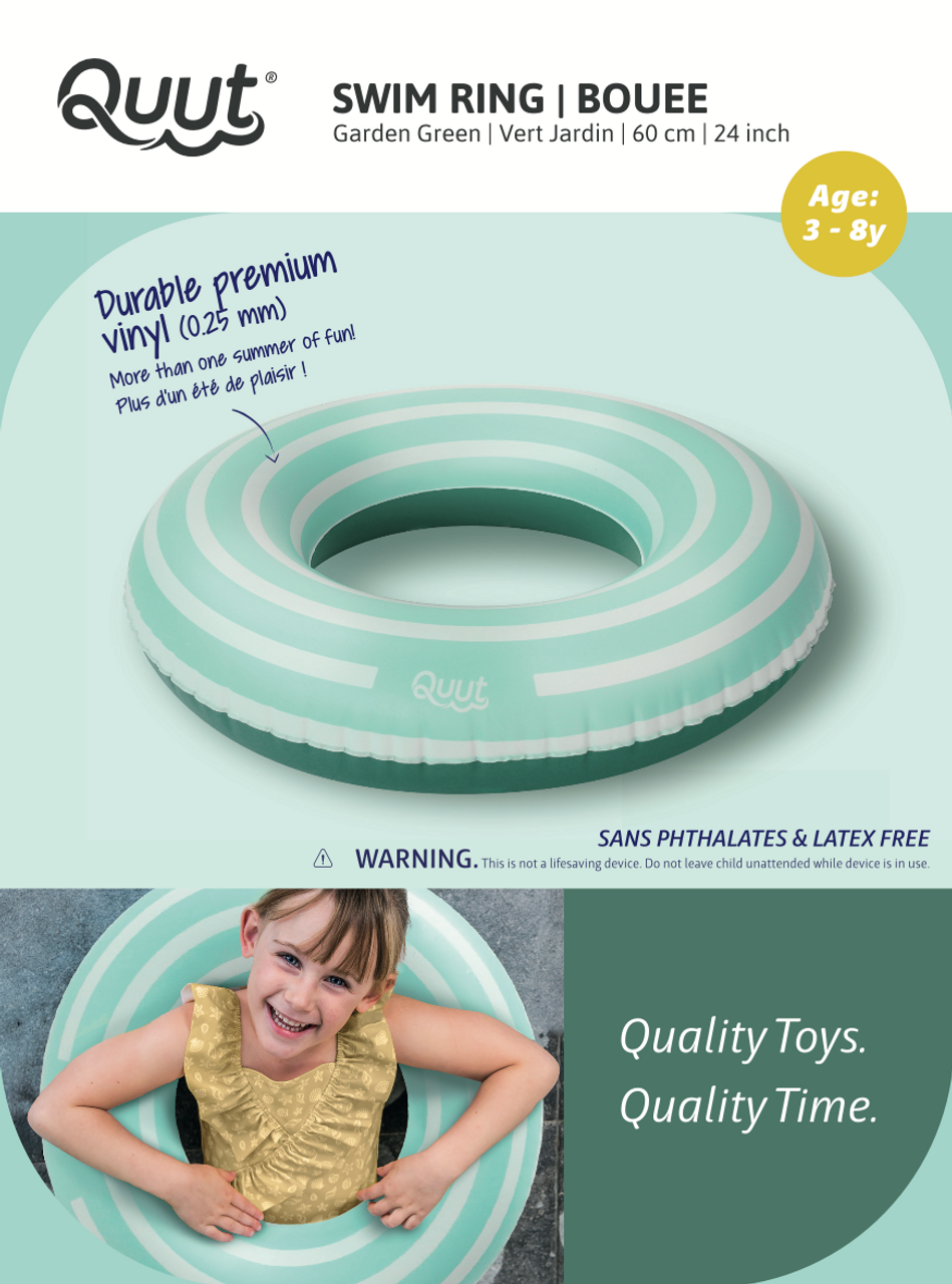 SWIM RINGS - MEDIUM GARDEN GREEN (60CM)