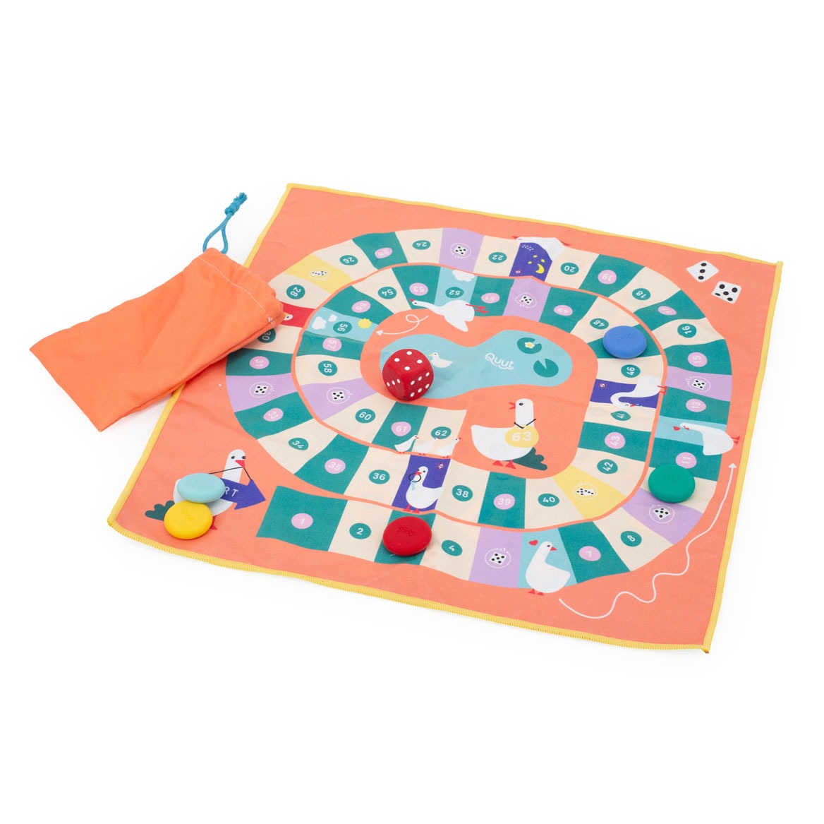 Reversible Game of the Goose and Snakes & Ladders game board