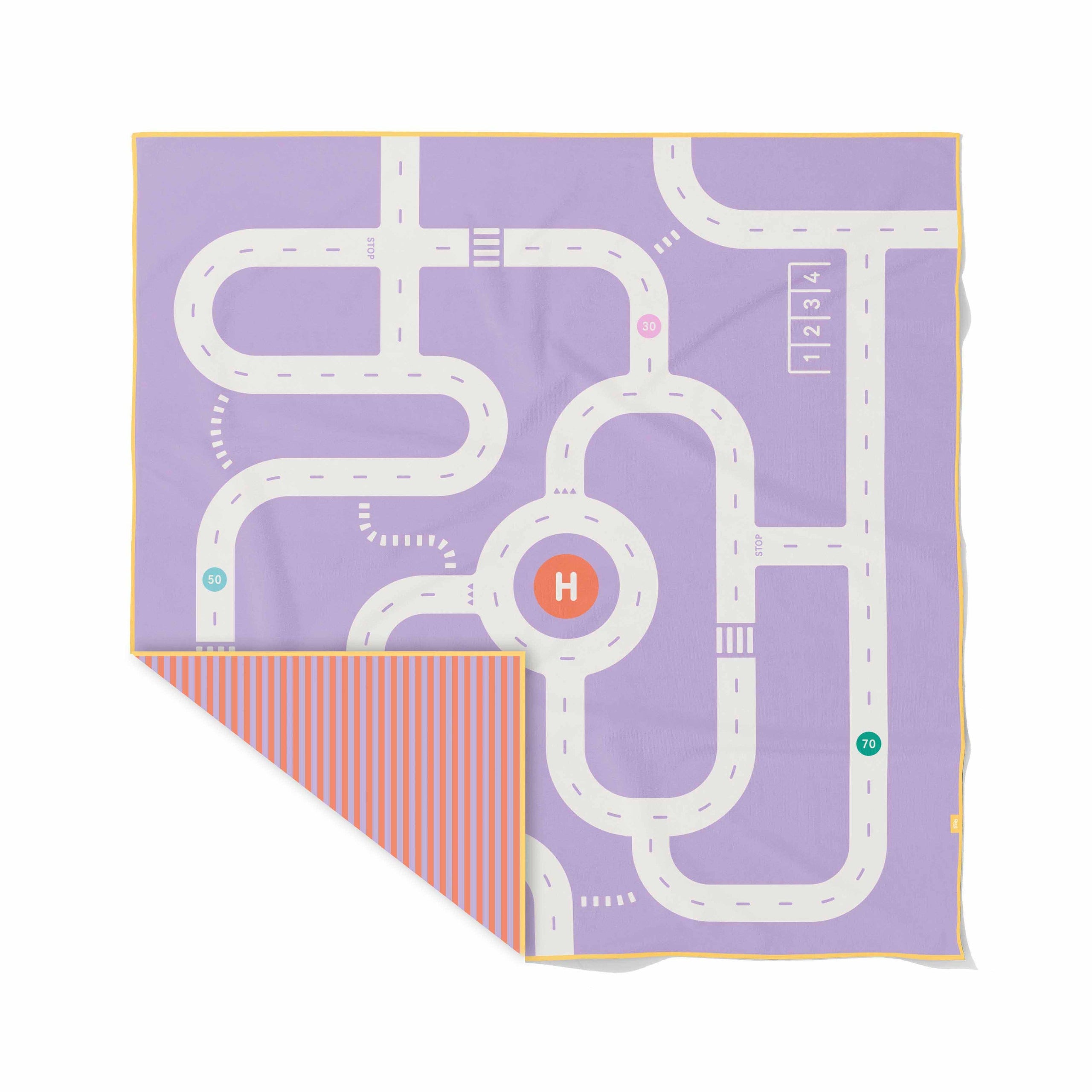 PLAYTOWELS - XL (180 X 180CM) - ROAD LAVENDER
