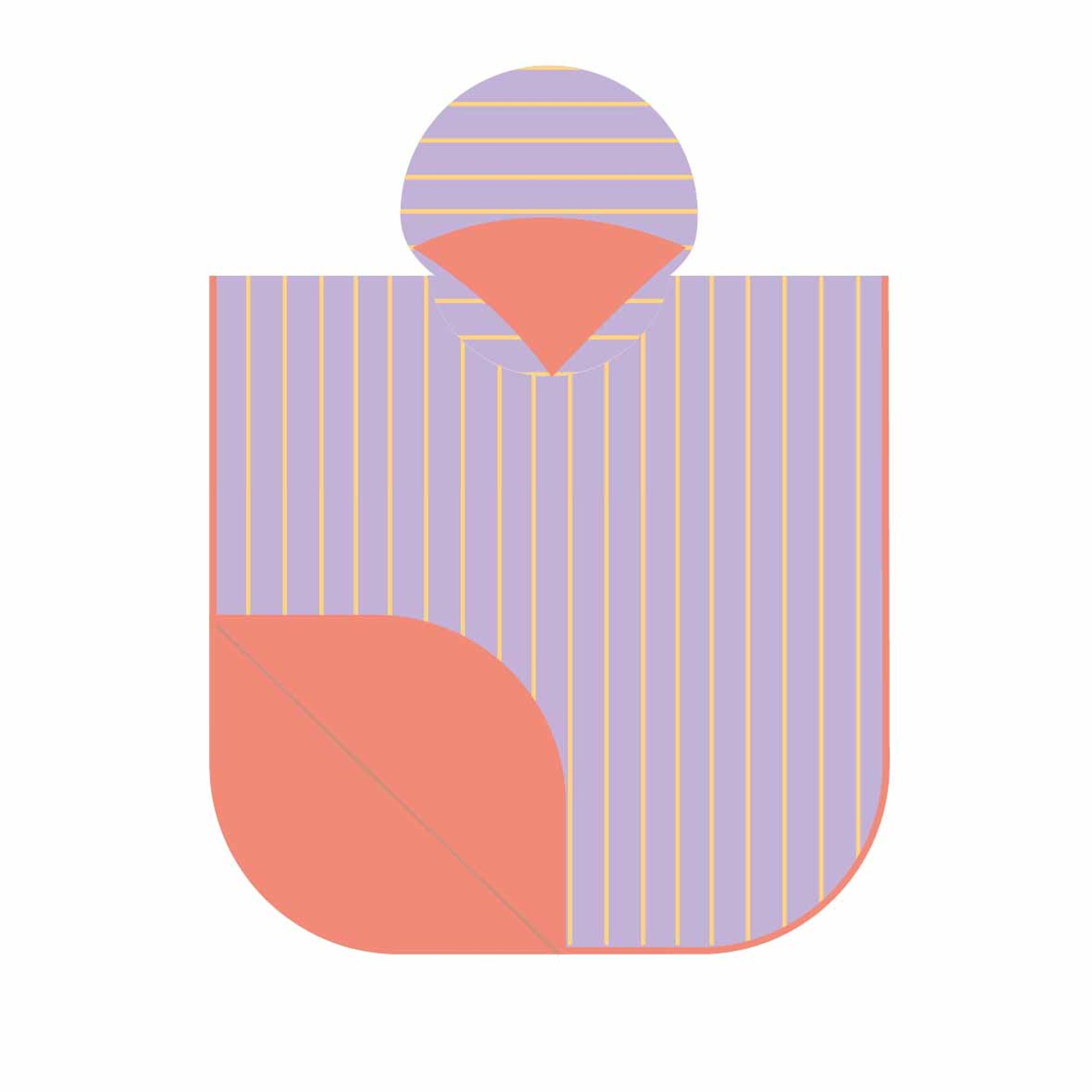 PONCHO (60 X 60CM) - LAVENDER