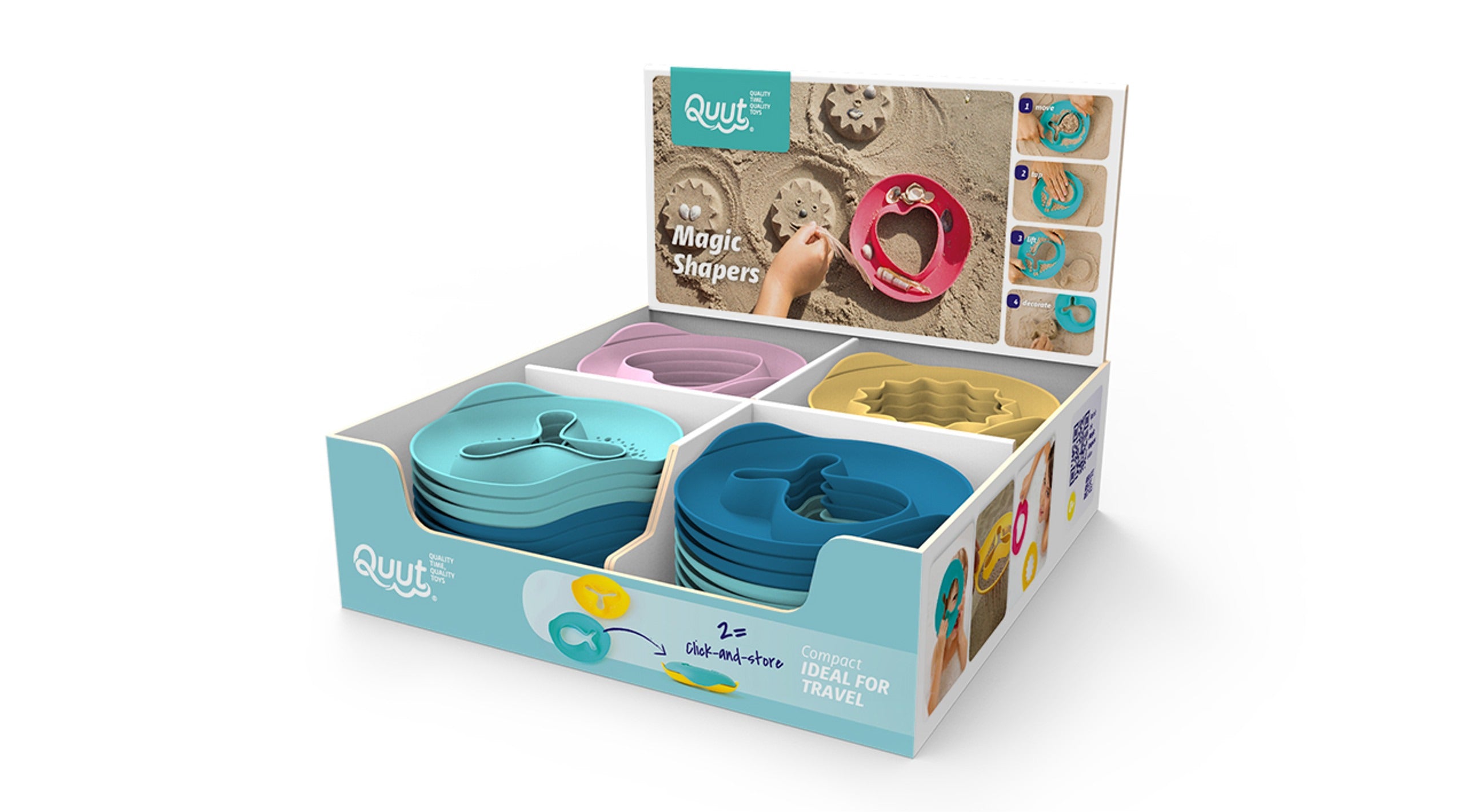 MAGIC SHAPERS - MIXED COLORS - 24 PIECES TOTAL