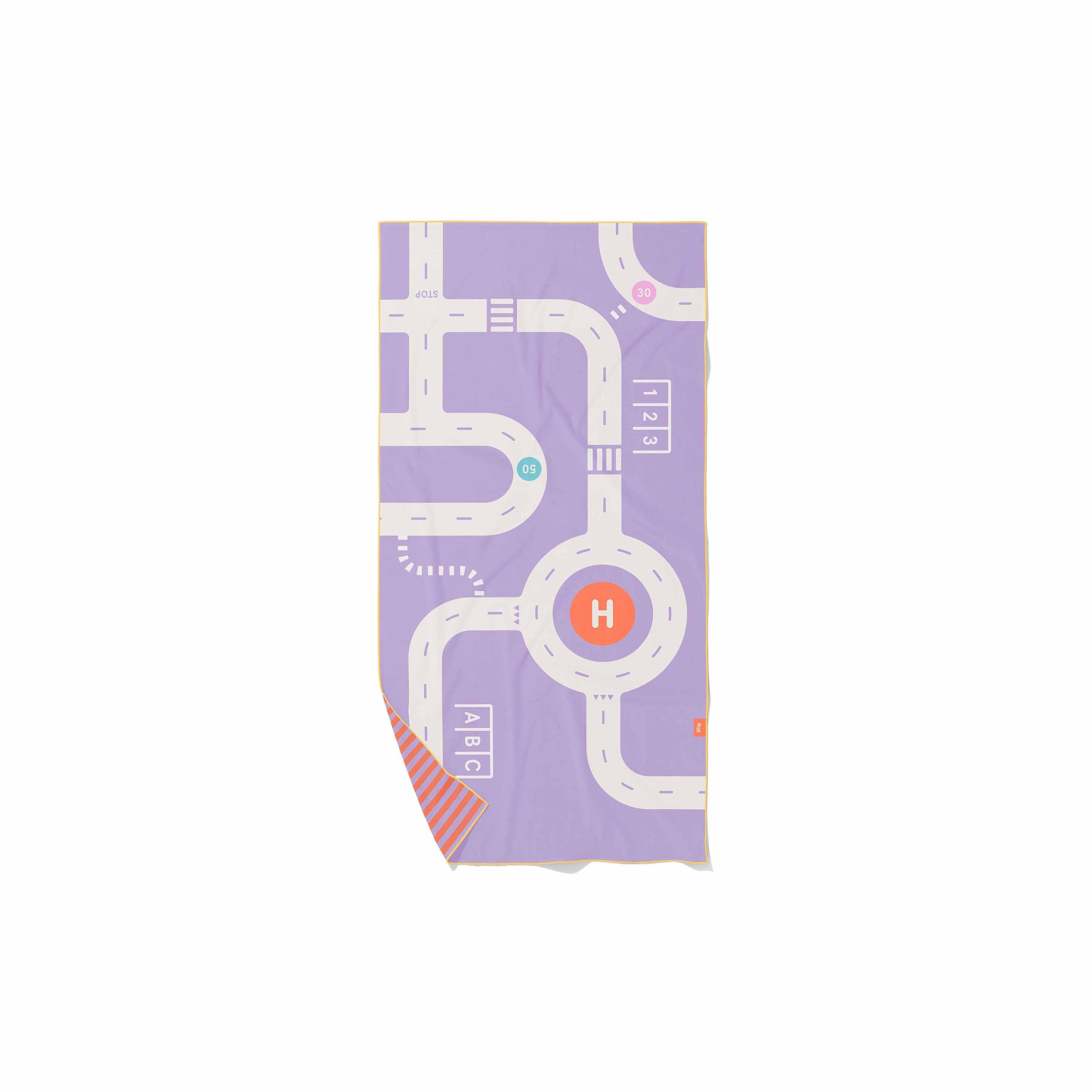 PLAYTOWELS - M (140 X 70CM) - ROAD LAVENDER