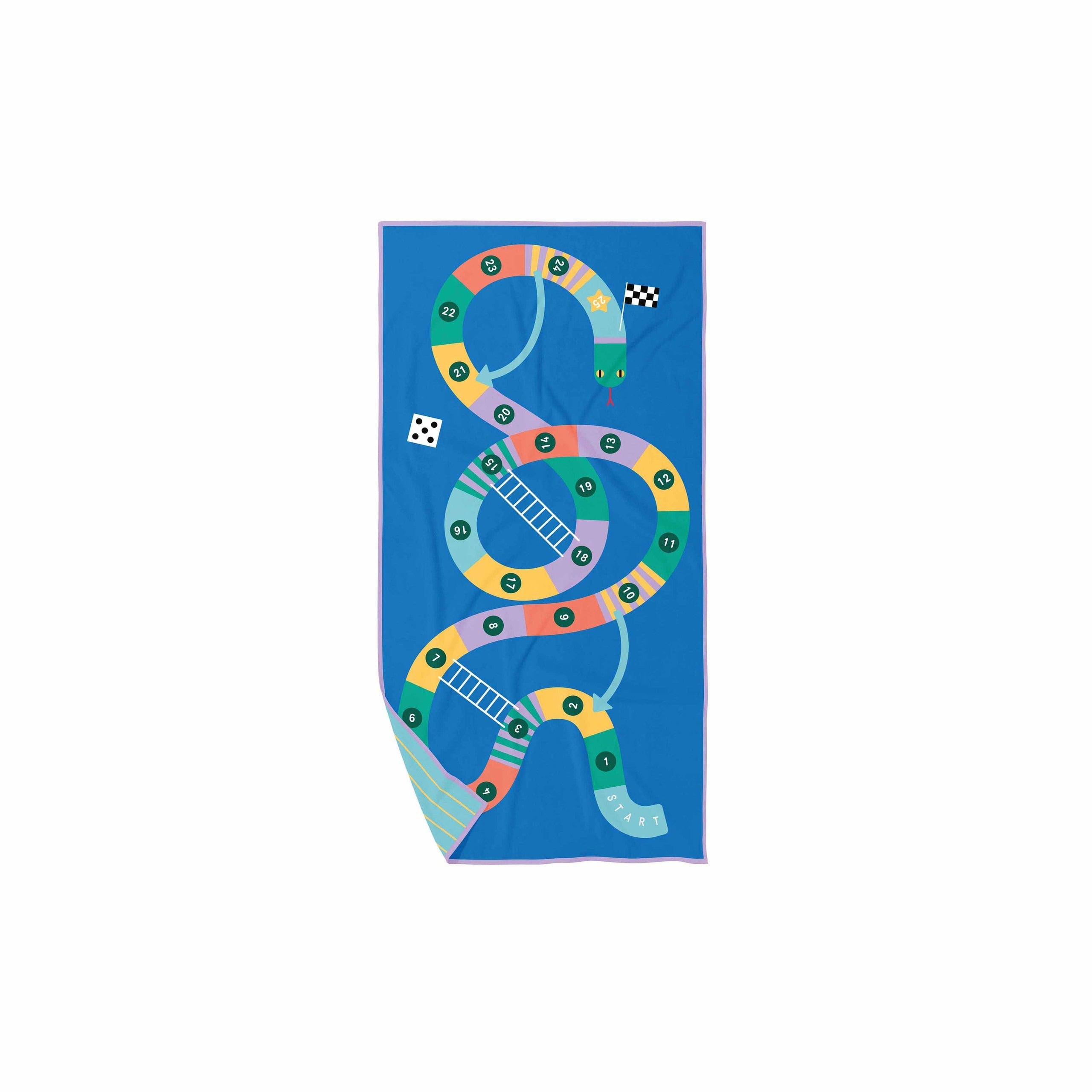 PLAYTOWELS - M (140 X 70CM) - SNAKES & LADDERS